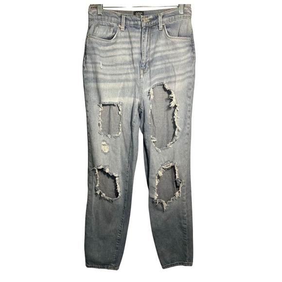 BDG Urban Outfitters Mom Hi-Rise Destroyed Jeans - Picture 1 of 8